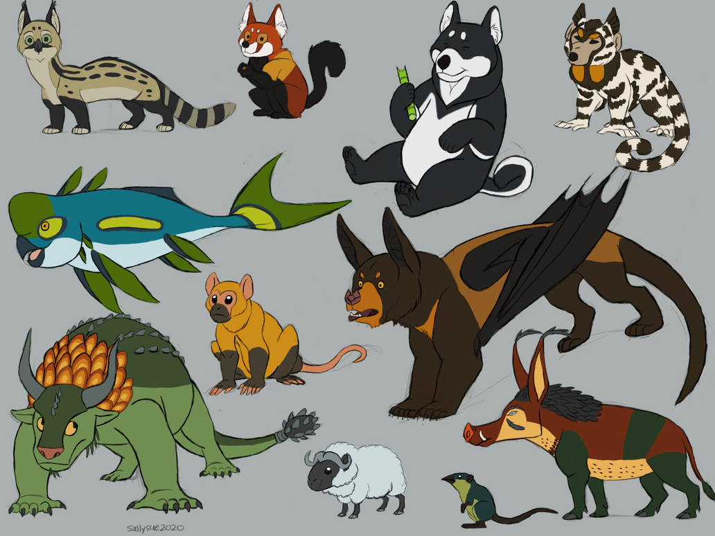 Creature Design Sketch by Sallysue234 on DeviantArt