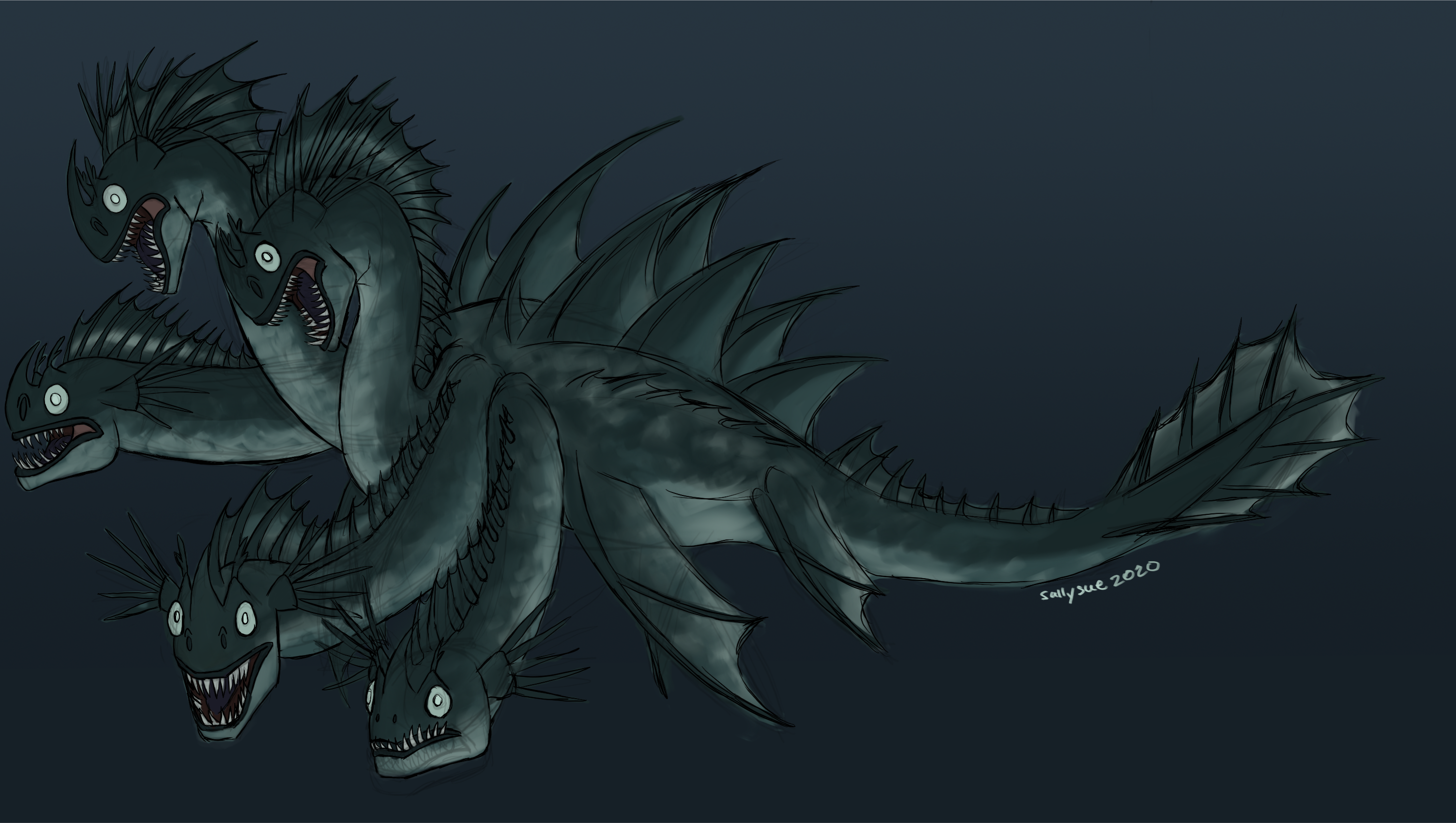 Deep Sea Hydra (Standard Version) by Sallysue234 on DeviantArt Deep Sea Hydra (Standard Version) by Sallysue234 on DeviantArt