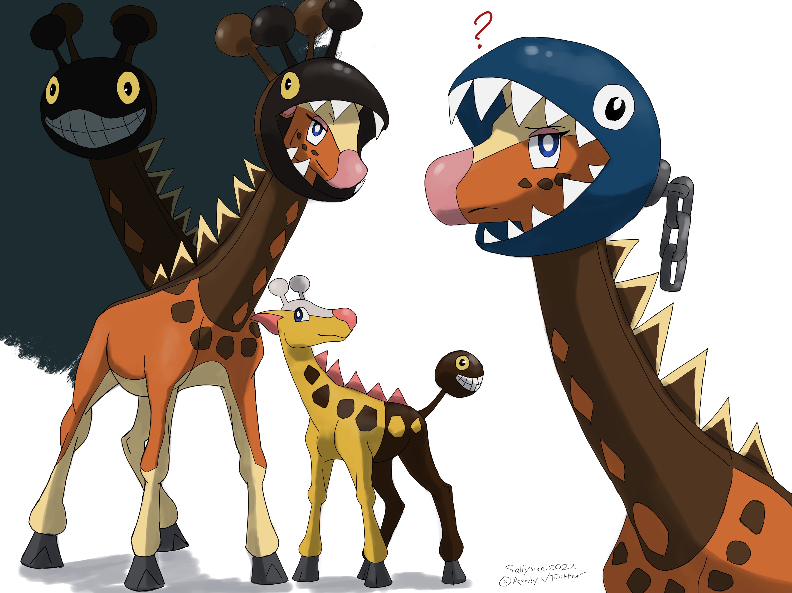 Farigiraf by Sallysue234 on DeviantArt