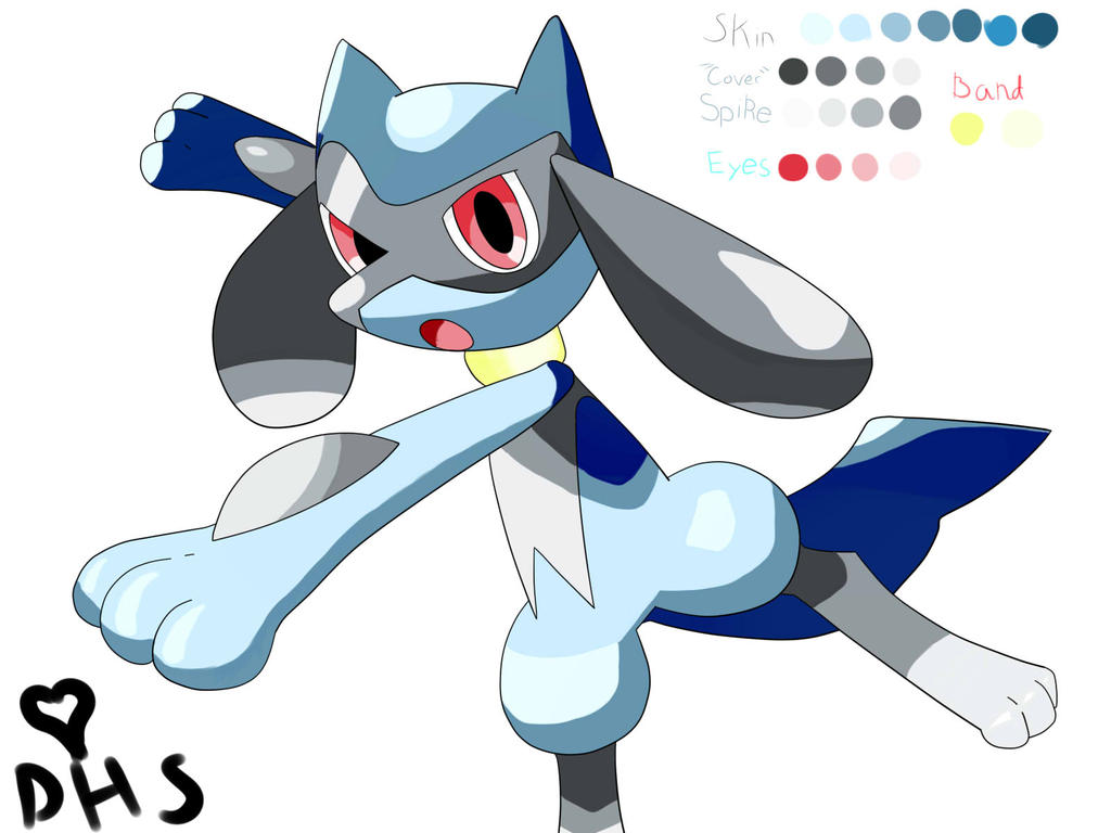 Pokemon Heart Scale Riolu Flat Riolu by DarkHeartSamurai on DeviantArt