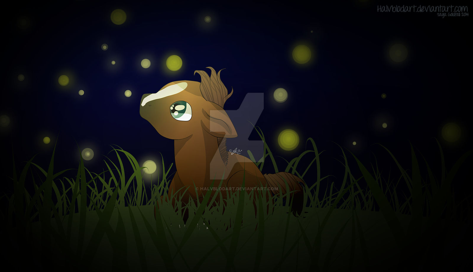 ten million fireflies by HalvblodArt on DeviantArt