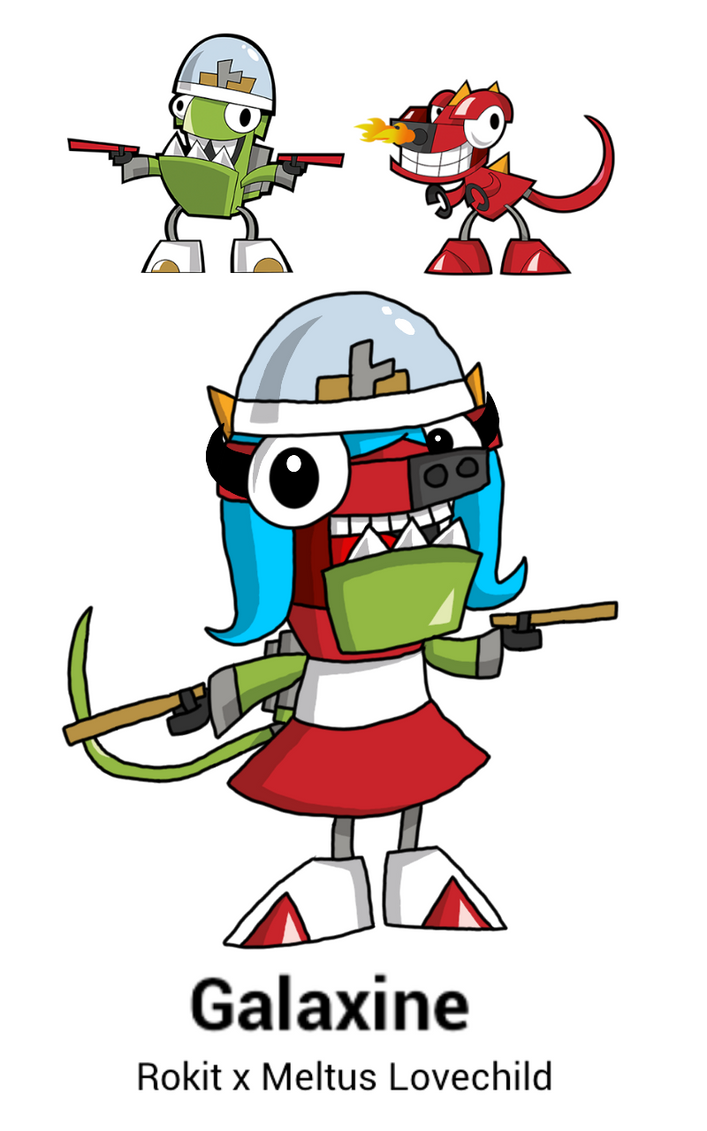 Mixels OC - Galaxine (Rokit x Meltus Lovechild) by Princess-Josie-Riki ...