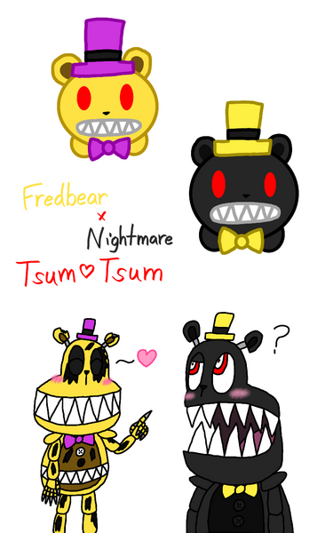 FNAF - Nightmare Fredbear and Plushtrap by Princess-Josie-Riki on Newgrounds