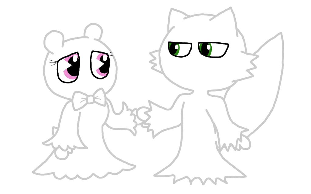 HTF - White Blanket Anthro Lifty x Giggles by Princess-Josie-Riki on ...