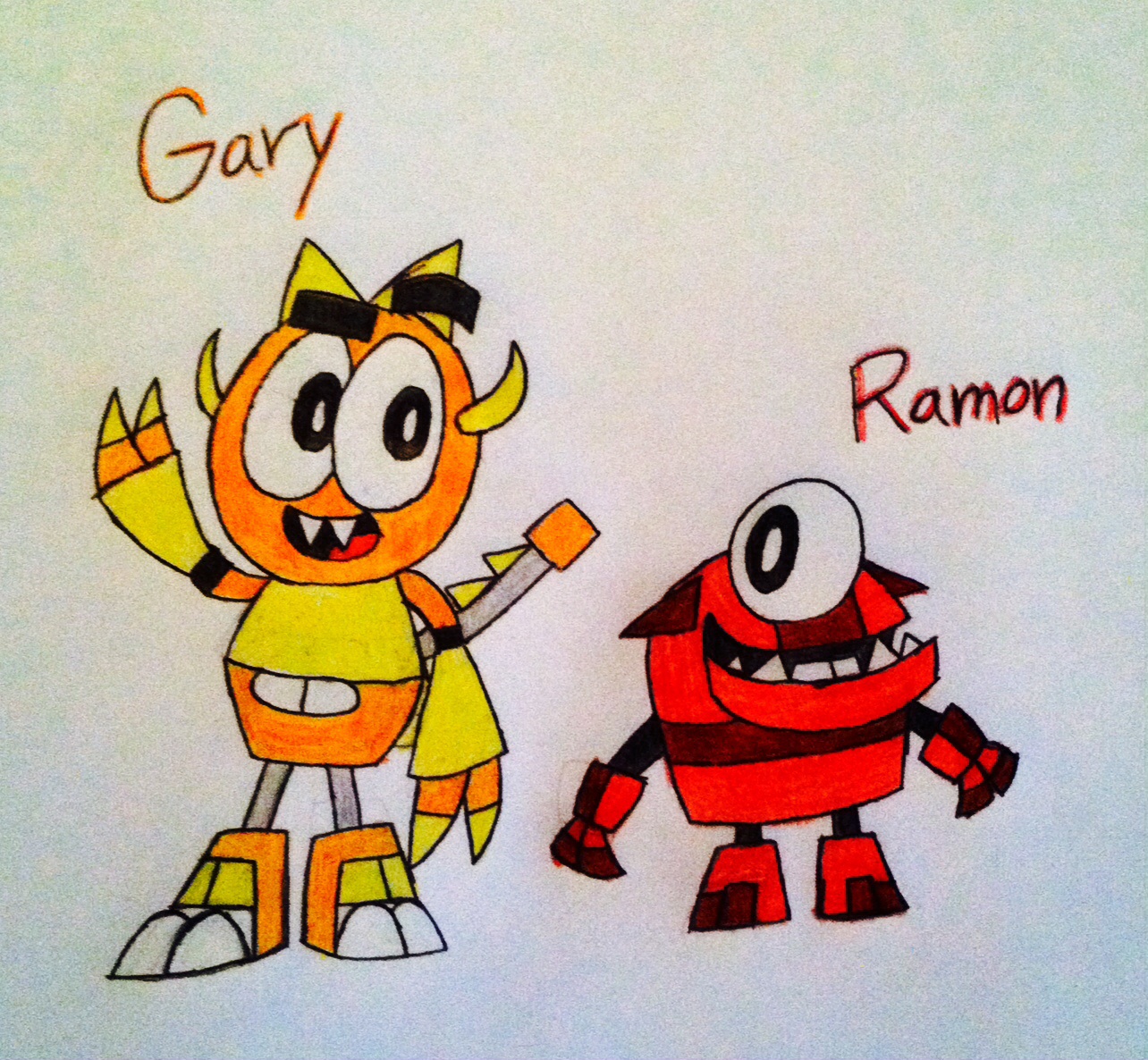 AT: Mixels - Gary and Ramon by Princess-Josie-Riki on DeviantArt