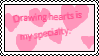 Drawing Hearts Stamp