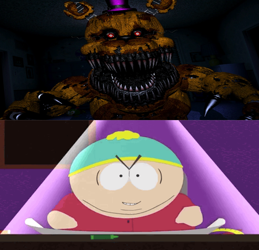 SPxFNAF - Eric Cartman as Nightmare Fredbear — Weasyl