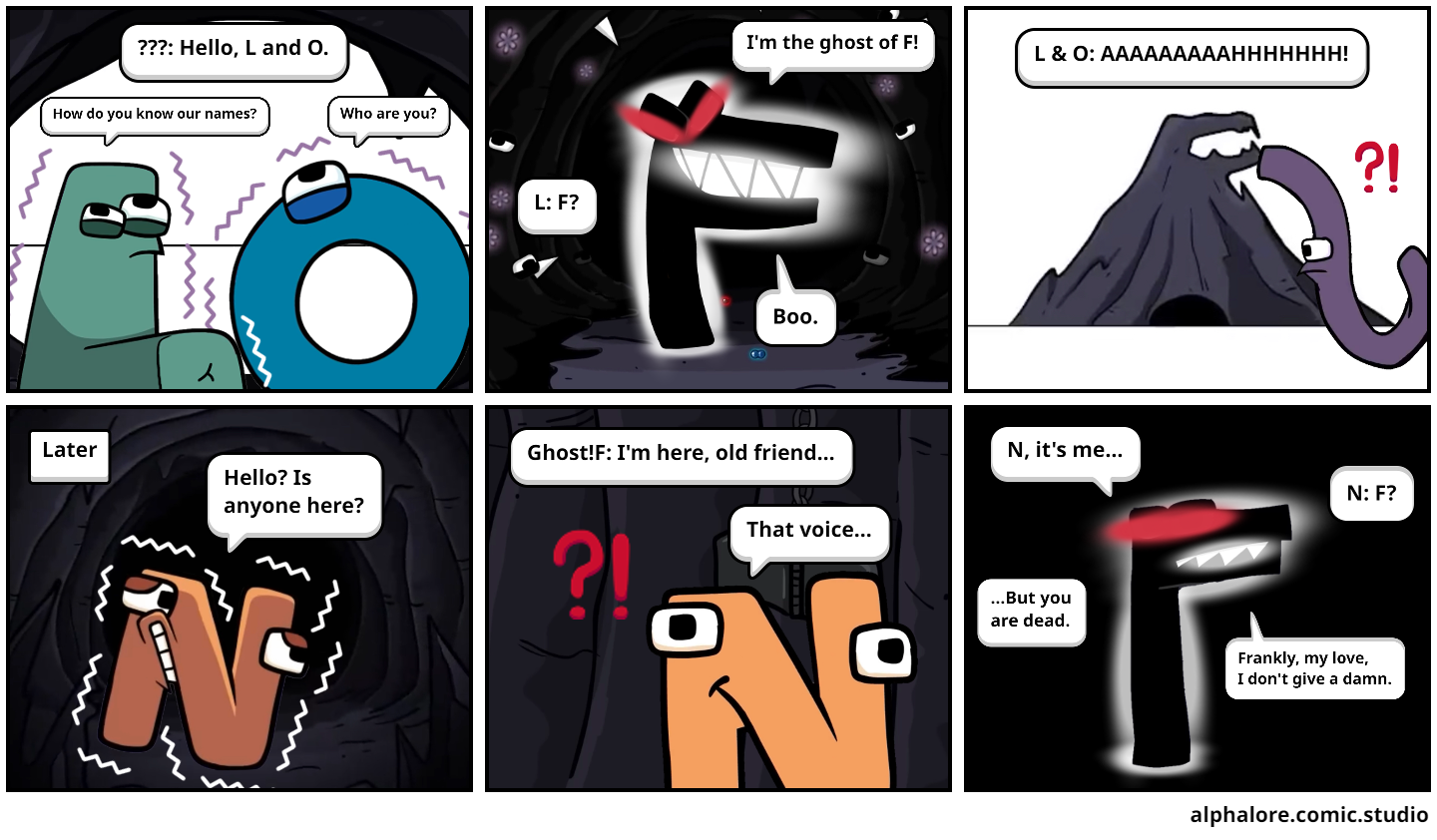 Alphabet Lore Ghost!F Comic by Princess-Josie-Riki on DeviantArt