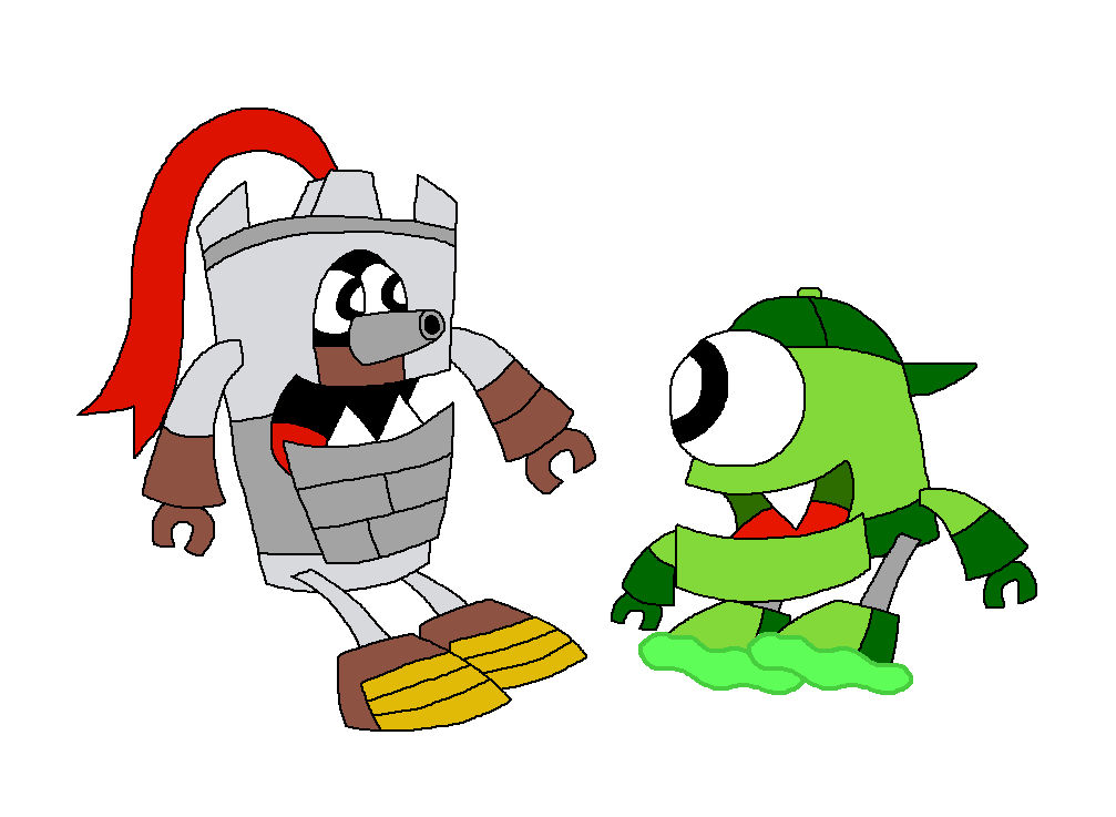 Mixels - Camillot and Booger by Princess-Josie-Riki on DeviantArt