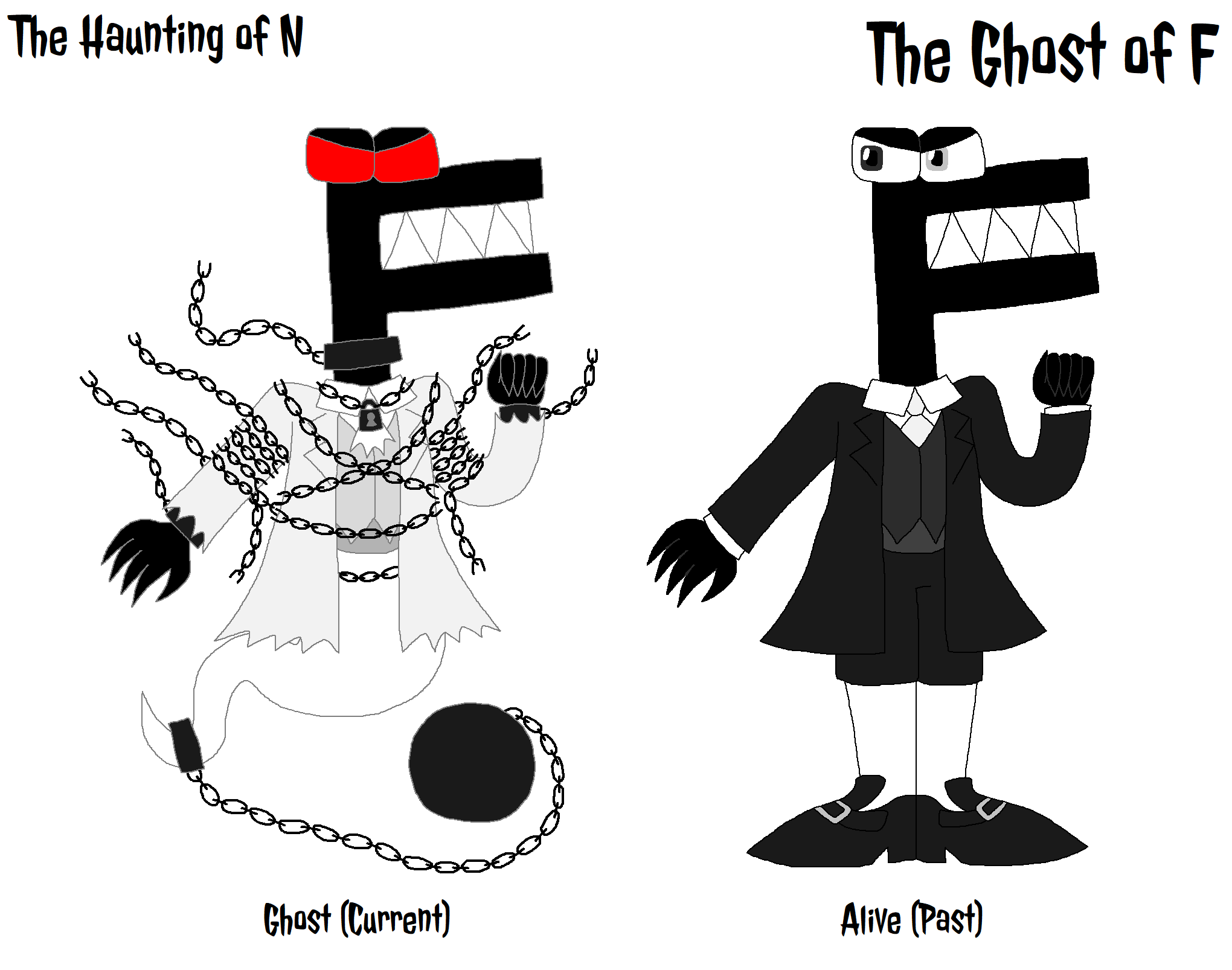 Alphabet Lore Ghost!F Comic by Princess-Josie-Riki on DeviantArt