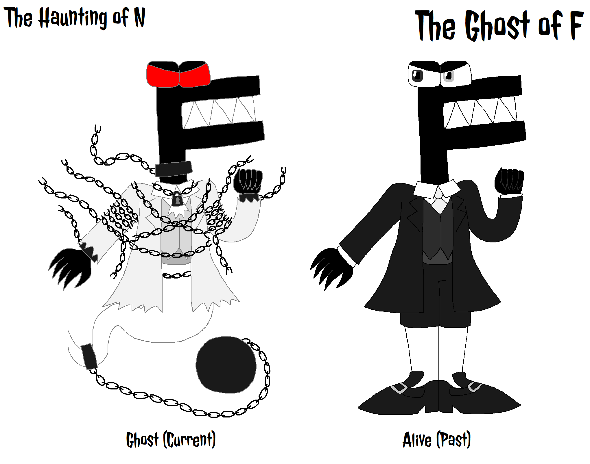 Alphabet Lore The Haunting of N - Ghost!C by Princess-Josie-Riki on  DeviantArt