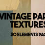 vintage paper textures - 30 elements