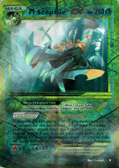 Shiny Mega Gengar Ex card by Metoro on DeviantArt