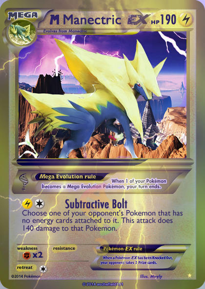 Mega Shiny Manectric Ex Card By Metoro On Deviantart Mega Shiny Manectric Ex Card By Metoro On Deviantart