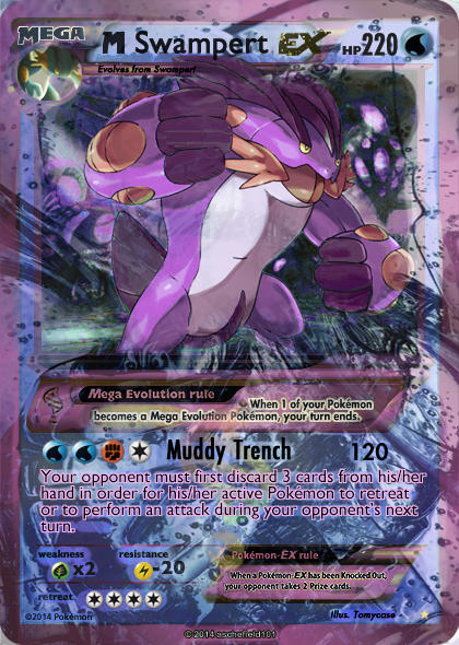 mega swampert pokemon card Mega Swampert Ex : r/IsMyPokemonCardFake