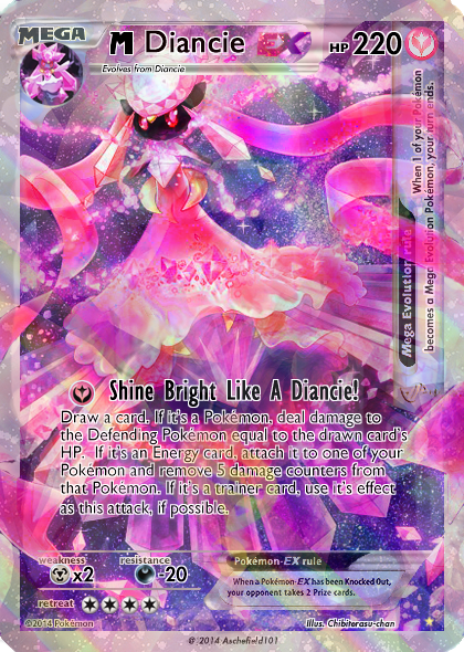 diancie pokemon cards Pokemon: Mega Battle Deck: Mega ex & Mega Gengar ex Double Infinity Gaming Battle against friends Mega Shiny Diancie EX Card