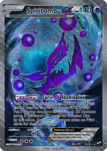 Shiny Spiritomb EX card - Halloween Set by Metoro on DeviantArt