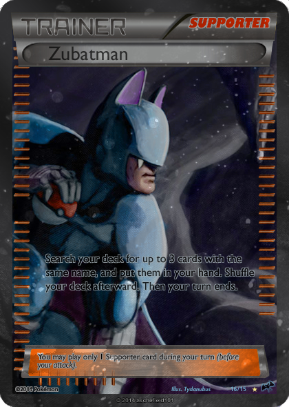 Zubatman card - Halloween set