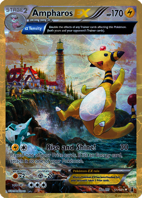 Ampharos EX by Metoro on DeviantArt Ampharos EX by Metoro on DeviantArt