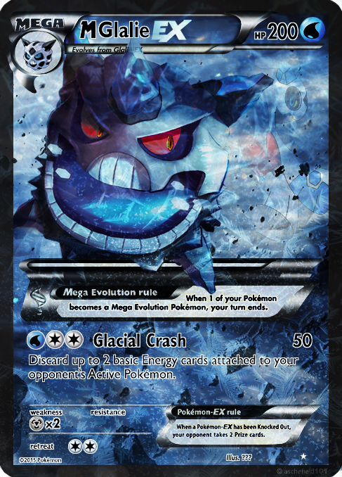 Shiny Mega Glalie EX card by Metoro on DeviantArt Shiny Mega Glalie EX card by Metoro on DeviantArt