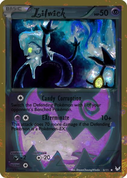 Litwick card - Halloween 2015 by Metoro on DeviantArt Litwick card - Halloween 2015 by Metoro on DeviantArt