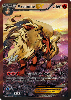 Arcanine EX - The Legend