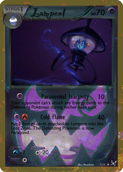 Lampent card - Halloween 2016 by Metoro on DeviantArt Lampent card - Halloween 2016 by Metoro on DeviantArt