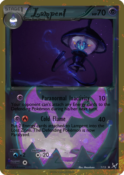 pokemon lampent card Lampent | XYSteam Siege