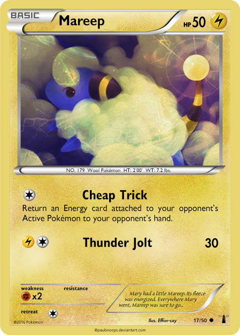 Mareep card - LM 17/50 by Metoro on DeviantArt Mareep card - LM 17/50 by Metoro on DeviantArt