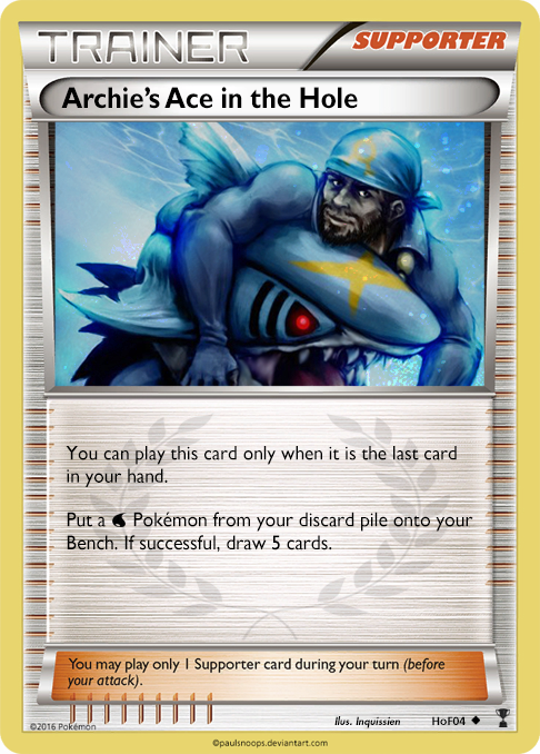 archie pokemon card Pokmon - Archie's Ace in The Hole (157/160) - XY Primal Clash - Holo - Collectible - Near Mint discard this card Archie's Resolution - Fake Card