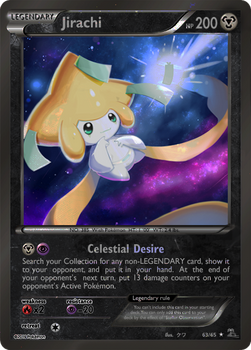 Legendary Jirachi card - RO 63/65