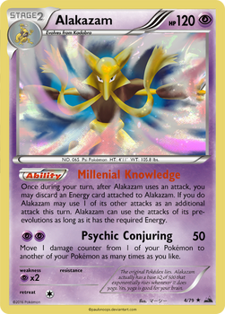 Alakazam card - SP 4/79