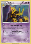 Kadabra card - SP 22/79 by Metoro