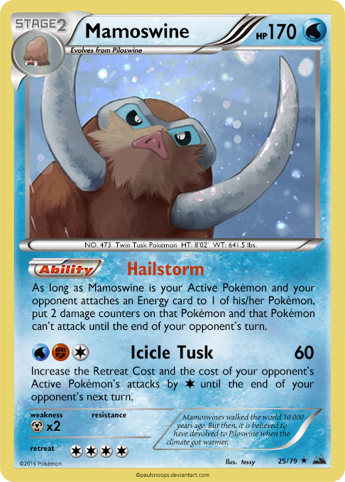 mamoswine pokemon card EX (046) 2025 Japanese SV9-Battle Partners Mint Condition. 2025 Pokemon Mamoswine ex 079/159