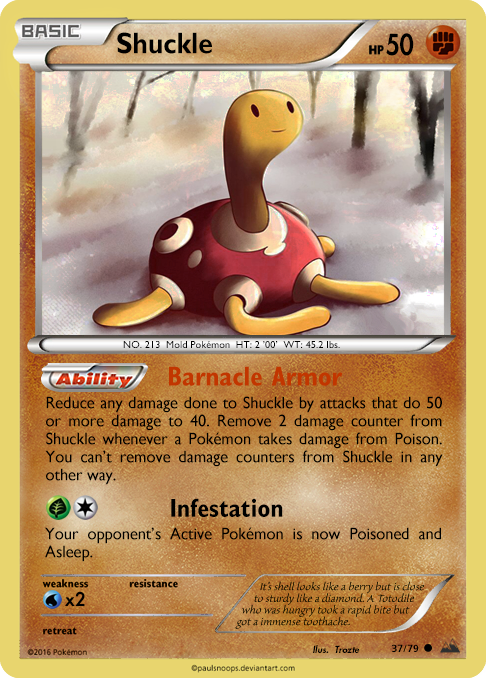 Shuckle card - SP 37/49 by Metoro on DeviantArt Shuckle card - SP 37/49 by Metoro on DeviantArt