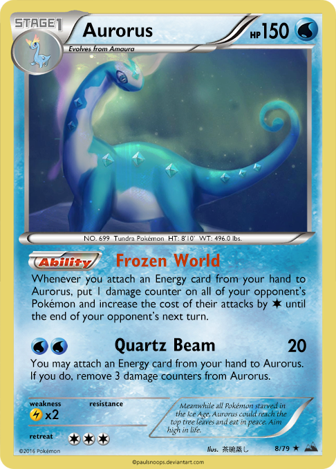 aurorus pokemon card Aurorus 92/088