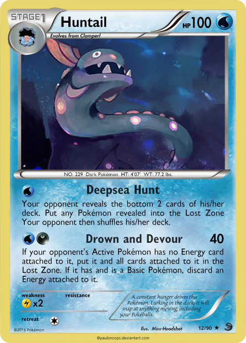 Huntail card - EC 12/90 by Metoro on DeviantArt Huntail card - EC 12/90 by Metoro on DeviantArt