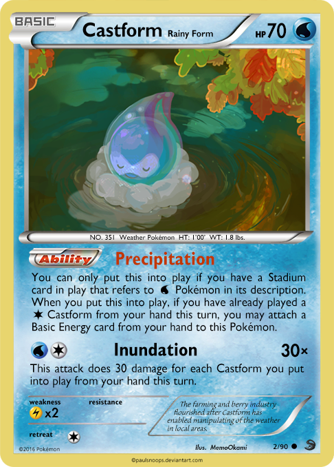 castform rainy form pokemon card value (Pulsing Aura) Decks - Database Common Card Type Castform Rainy Form Chilling Reign