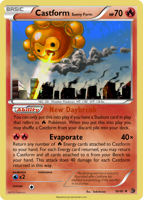 castform sunny form pokemon card - 195/191 - Surging Sparks Common Card Type Castform (sunny Form) 020/191 Reverse