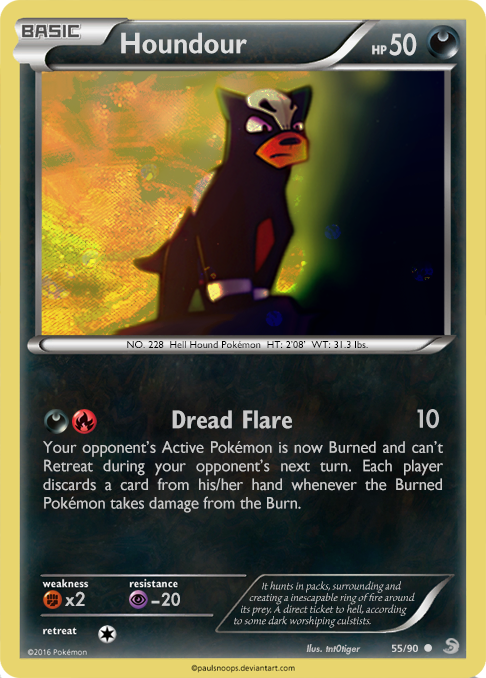 pokemon houndour card Pokemon TCG - SV3 - 115/108 (AR)