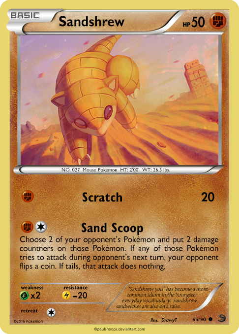Sandshrew card - EC 65/90 by Metoro on DeviantArt Sandshrew card - EC 65/90 by Metoro on DeviantArt