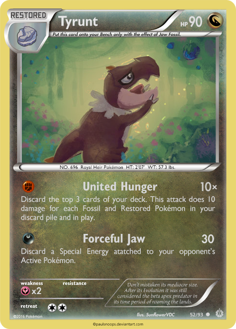 tyrunt pokemon card Tyrunt card