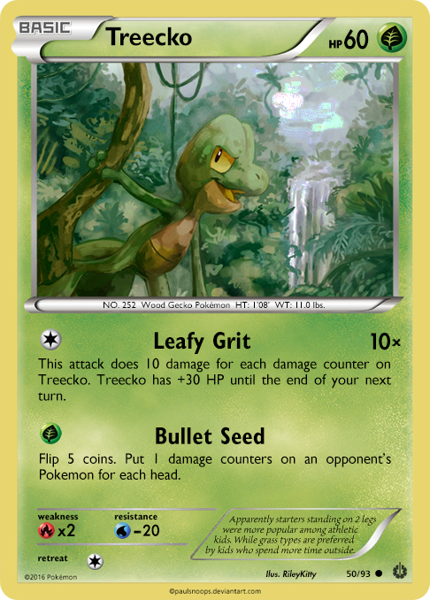 shiny treecko pokemon card | Celestial Storm Retreat Cost Treecko card - TV 50/93