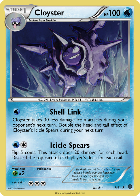 cloyster pokemon card Cloyster | Pokmon Cards and Details