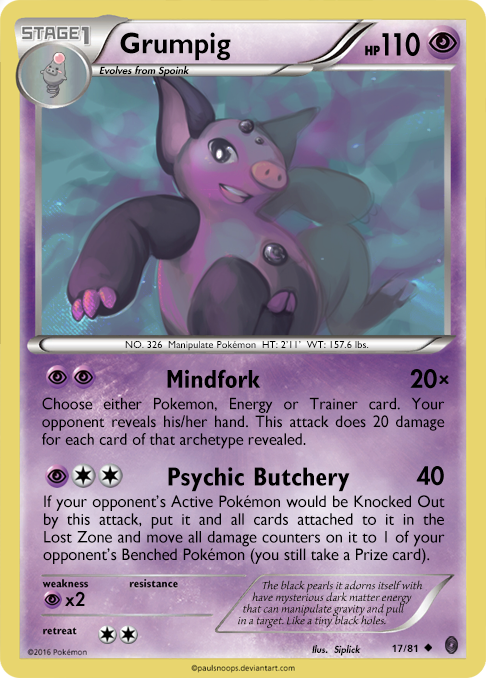grumpig pokemon card - (31/124) Colorless Power Gem (120) Weakness Darkness 2 Resistance Fighting Grumpig 42/111 Uncommon Pokemon TCG