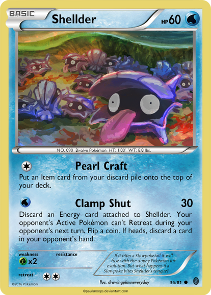 Shellder card - AD 36/81 by Metoro on DeviantArt Shellder card - AD 36/81 by Metoro on DeviantArt