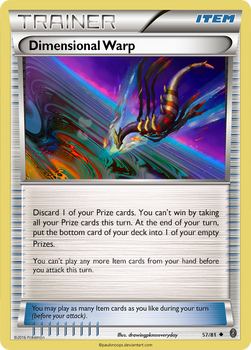 Dimensional Warp card - AD 57/81