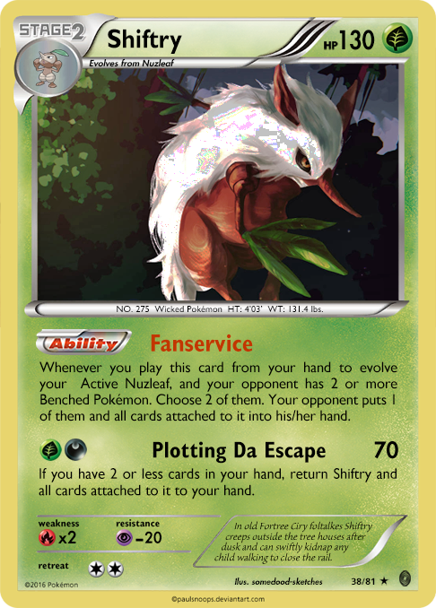 Shiftry card - AD 38/81 by Metoro on DeviantArt