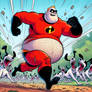 Mr. Incredible Being Chased By Dogs.