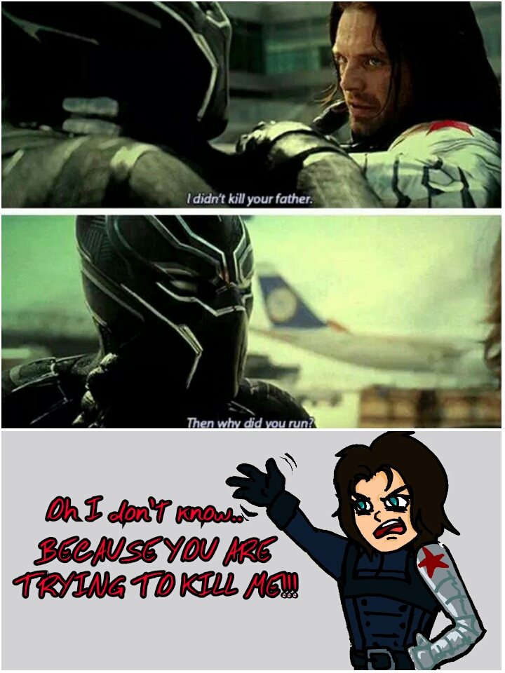 Winter Soldier and Black Panther by Jasontodd1fan on DeviantArt Winter Soldier and Black Panther by Jasontodd1fan on DeviantArt
